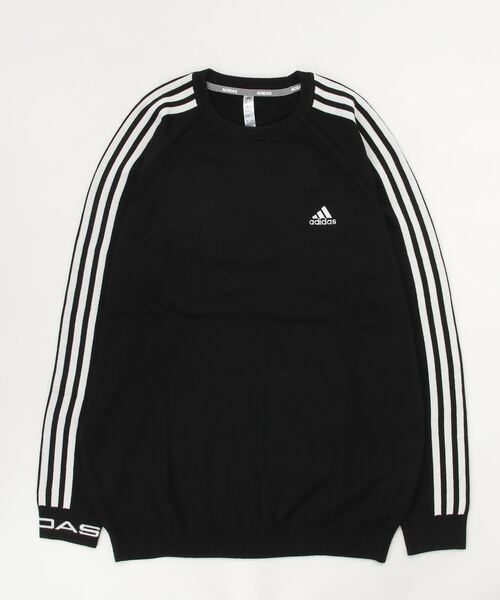 セール】スリーストライプス 長袖クルーネックセーター【adidas