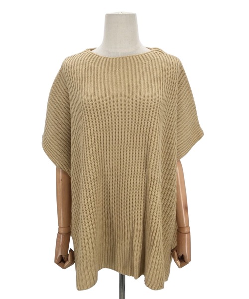 レイヤード風ニットベスト