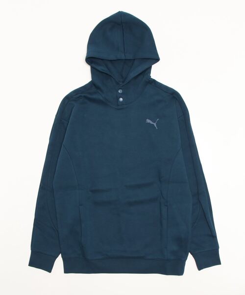 PUMA（プーマ）の「プーマ PUMA オーバーサイズフーディスエット_（パーカー・メンズ・ブラウン/ブラック/ダークブルー・3L/LL/L/M）」の3枚目の写真