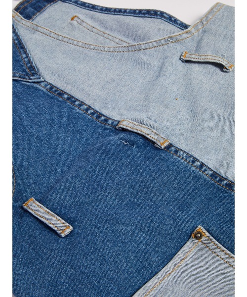 Guess(ゲス)の「GUESS Originals Color-Block Overalls(サロペット/オーバーオール・レディース・インディゴブルー・SMALL/MEDIUM/X-SMALL)」の13枚目の写真