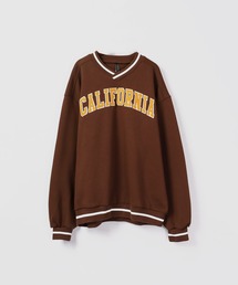 FUNALIVE（ファンアライブ）の「裏起毛リブライン カレッジロゴVネックスウェット（スウェット・メンズ）」