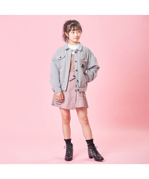 algy(アルジー)の「フロート柄クルーソックス(ソックス/靴下・キッズ・ベージュ/ブラック/オフホワイト・21/24)」の5枚目の写真