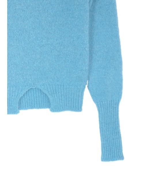 AMAIL(アマイル)の「Cut out fuwa knit(ニット/セーター・レディース・ホワイト/ブルー/ピンク・FREE)」の12枚目の写真