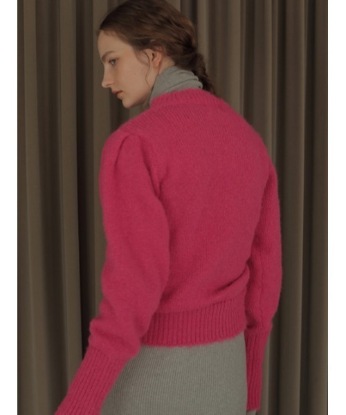 AMAIL(アマイル)の「Cut out fuwa knit(ニット/セーター・レディース・ホワイト/ブルー/ピンク・FREE)」の13枚目の写真