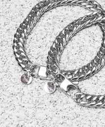 Pledge（プレッジ）の「【Pledge（プレッジ）】チェーンブレスレット 2P SET（ブレスレット）」