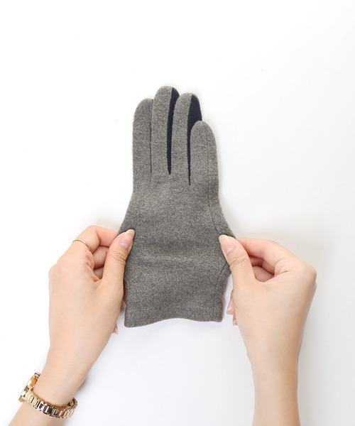 sankyo shokai（サンキョウショウカイ）の「スマホ対応手袋抗菌消臭（手袋・レディース・ブラック/ネイビー/グレー/モカ・FREE）」の18枚目の写真