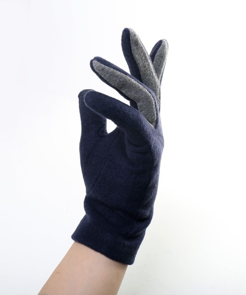 sankyo shokai（サンキョウショウカイ）の「スマホ対応手袋抗菌消臭（手袋・レディース・ブラック/ネイビー/グレー/モカ・FREE）」の14枚目の写真