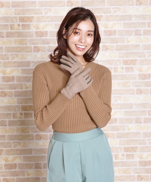 sankyo shokai（サンキョウショウカイ）の「スマホ対応手袋抗菌消臭（手袋・レディース・ブラック/ネイビー/グレー/モカ・FREE）」の12枚目の写真