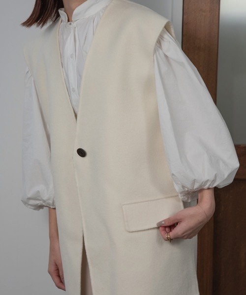 handmade midi gilet