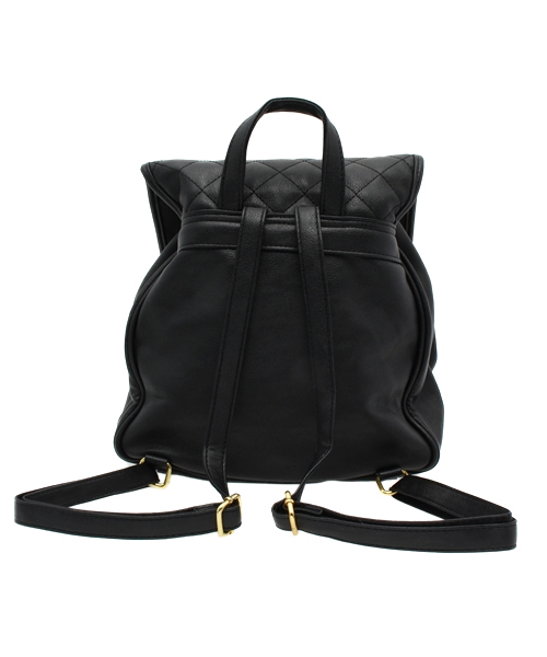 WEGO(ウィゴー)の「WEGO/キルティングリュック(バックパック/リュック・レディース・ホワイト/ブラック・FREE)」の4枚目の写真