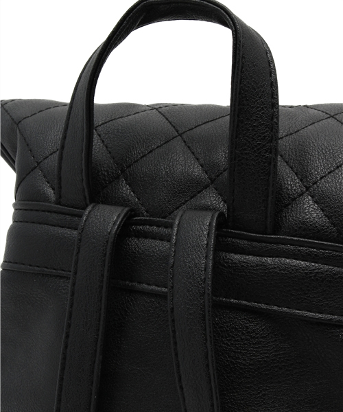 WEGO(ウィゴー)の「WEGO/キルティングリュック(バックパック/リュック・レディース・ホワイト/ブラック・FREE)」の6枚目の写真