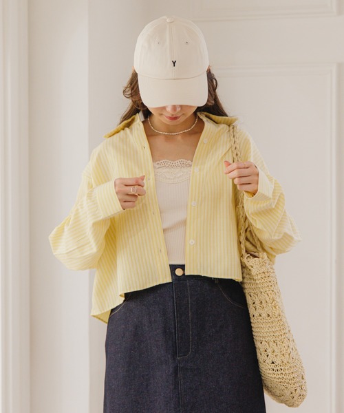 flower（フラワー）の「クラシックデニムスカート（デニムスカート・レディース・ネイビー・FREE）」の13枚目の写真