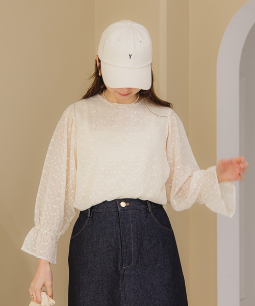 flower（フラワー）の「クラシックデニムスカート（デニムスカート・レディース・ネイビー・FREE）」の19枚目の写真