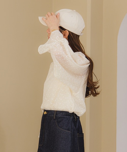 flower（フラワー）の「クラシックデニムスカート（デニムスカート・レディース・ネイビー・FREE）」の20枚目の写真