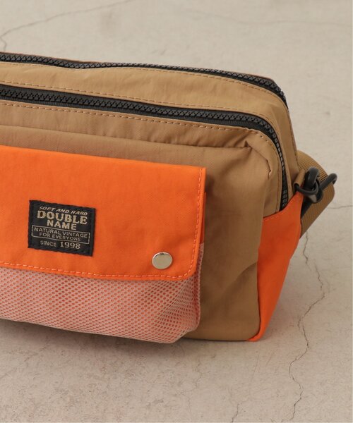 DOUBLE NAME(ダブルネーム)の「メッシュポケットショルダーBAG(ショルダーバッグ・レディース・ネイビー/オレンジ/スミクロ・FREE)」の13枚目の写真