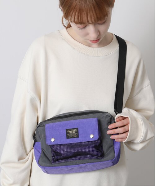 DOUBLE NAME(ダブルネーム)の「メッシュポケットショルダーBAG(ショルダーバッグ・レディース・ネイビー/オレンジ/スミクロ・FREE)」の19枚目の写真