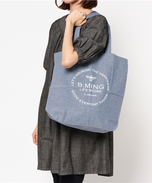 B:MING by BEAMS(ビーミングバイビームス)の「ビーミング by ビームス / シャンブレートート(トートバッグ・その他1・ONE SIZE)」の6枚目の写真