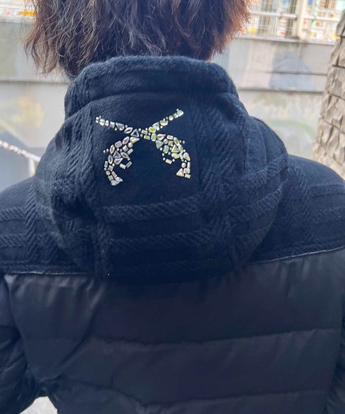 roarguns（ロアーガンズ）の「TWEED DOEN JKT（テーラードジャケット・メンズ・ブラック・2/3）」の5枚目の写真