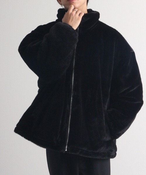 セール】Art re A×itsuki ワイドスリーブボリュームフェイクファー