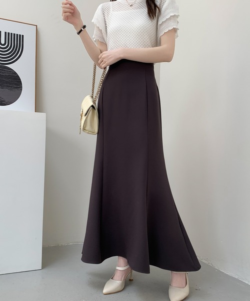 ABITOKYO（アビトーキョー）の「バックレースアップマーメイドロングスカート（スカート・レディース・ブラック/ダークブラウン/ベージュ/ブルー/ピンク/ライトグリーン・S/M）」の13枚目の写真