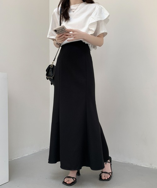 ABITOKYO（アビトーキョー）の「バックレースアップマーメイドロングスカート（スカート・レディース・ブラック/ダークブラウン/ベージュ/ブルー/ピンク/ライトグリーン・S/M）」の16枚目の写真