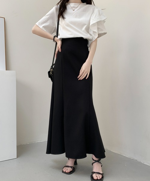 ABITOKYO（アビトーキョー）の「バックレースアップマーメイドロングスカート（スカート・レディース・ブラック/ダークブラウン/ベージュ/ブルー/ピンク/ライトグリーン・S/M）」の17枚目の写真