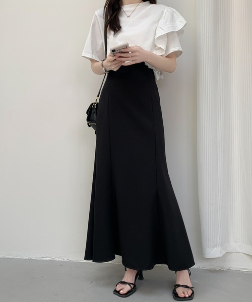 ABITOKYO（アビトーキョー）の「バックレースアップマーメイドロングスカート（スカート・レディース・ブラック/ダークブラウン/ベージュ/ブルー/ピンク/ライトグリーン・S/M）」の18枚目の写真