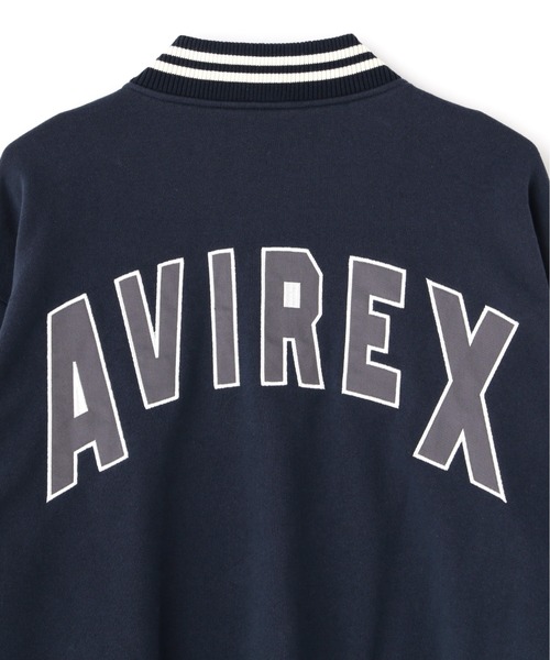 AVIREX（アヴィレックス）の「【WEB＆DEPOT限定】SWEAT STADIUM JACKET "AVIREX NYC" / スウェット スタジアム ジャケット / アヴィレックス（スタジャン・メンズ・ネイビー/その他5/ブラウン/ダークグリーン系・2XL/M/XL/L）」の14枚目の写真