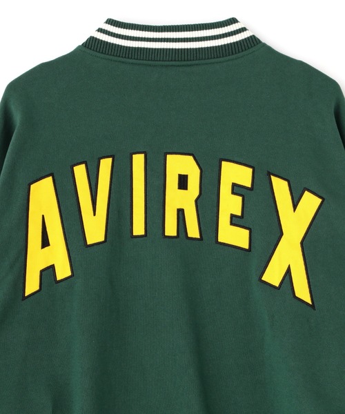 AVIREX（アヴィレックス）の「【WEB＆DEPOT限定】SWEAT STADIUM JACKET "AVIREX NYC" / スウェット スタジアム ジャケット / アヴィレックス（スタジャン・メンズ・ネイビー/その他5/ブラウン/ダークグリーン系・2XL/M/XL/L）」の12枚目の写真