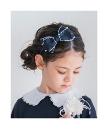 BeBe/スカラップリボン付きカチューシャ