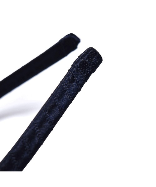 BeBe（ベベ）の「BeBe/スカラップリボン付きカチューシャ（カチューシャ・キッズ・ベージュ/ネイビー・ONESIZE）」の15枚目の写真