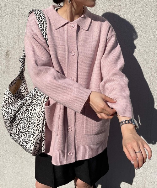 LOWRYS FARM（ローリーズファーム）の「エリツキニットカーデ 184245