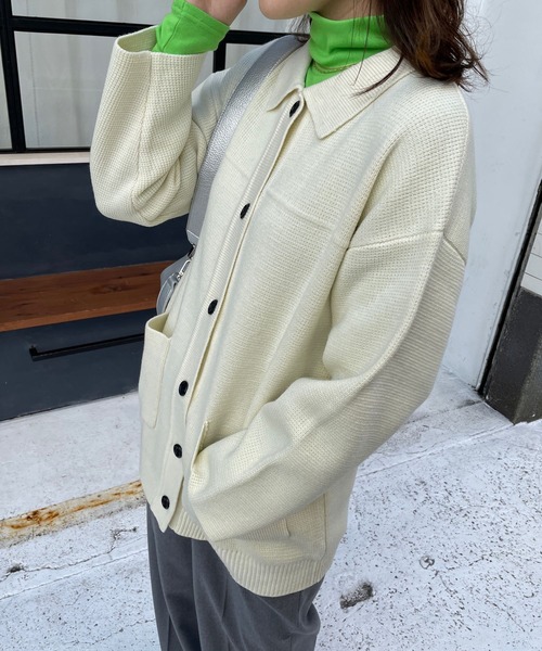 LOWRYS FARM（ローリーズファーム）の「エリツキニットカーデ 184245