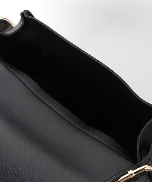 .KOM（ドットコム）の「『.KOM/ドットケーオーエム』ベルトデザインレザーライクショルダーバッグ【Y】【CN】（ショルダーバッグ・レディース・ブラウン/ブラック・FREE）」の11枚目の写真