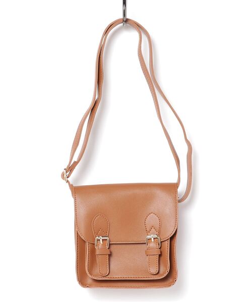 .KOM（ドットコム）の「『.KOM/ドットケーオーエム』ベルトデザインレザーライクショルダーバッグ【Y】【CN】（ショルダーバッグ・レディース・ブラウン/ブラック・FREE）」の16枚目の写真