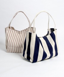 【recomend selection/セレクト】シンプル ストライプトートバッグ