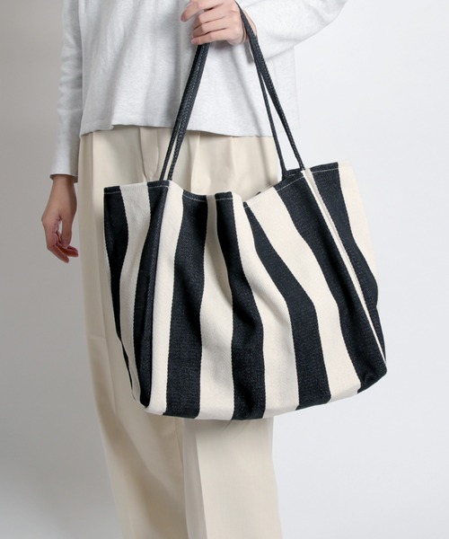 rinto(リント)の「【recomend selection/セレクト】シンプル ストライプトートバッグ(トートバッグ・レディース・その他1/その他2/その他3/その他5/その他4/その他6・FREE)」の8枚目の写真