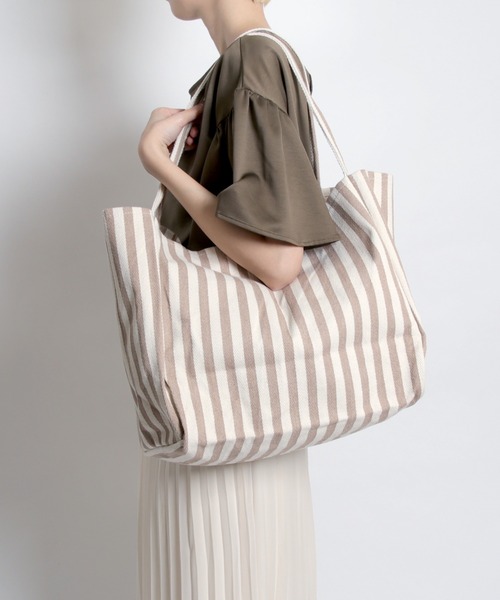 rinto(リント)の「【recomend selection/セレクト】シンプル ストライプトートバッグ(トートバッグ・レディース・その他1/その他2/その他3/その他5/その他4/その他6・FREE)」の12枚目の写真