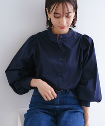 【10色展開】2wayボリューム袖シャツブラウス
