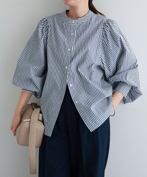 【10色展開】2wayボリューム袖シャツブラウス