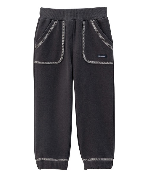 combimini(コンビミニ)の「ミニ裏毛 リブパンツ(その他パンツ・キッズ・チャコールグレー/ブルーグリーン・100/110/120/80/90)」の2枚目の写真