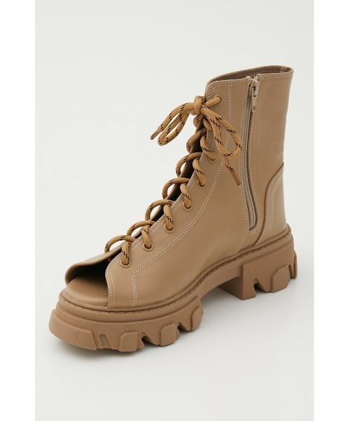 RODEO CROWNS WIDE BOWL(ロデオクラウンズワイドボウル)の「OPEN TOE LACE BOOTS(ブーツ・レディース・ブラック/ベージュ・MEDIUM/LARGE)」の13枚目の写真