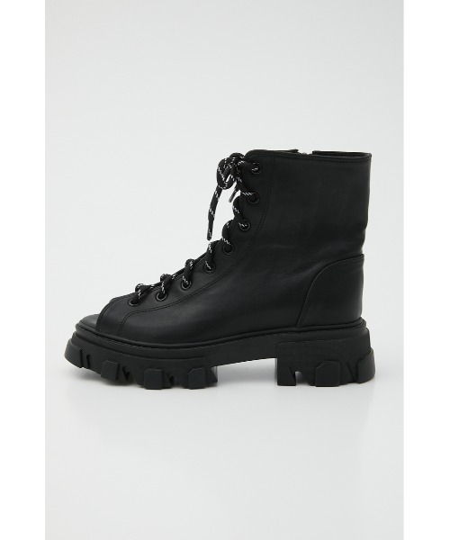 RODEO CROWNS WIDE BOWL(ロデオクラウンズワイドボウル)の「OPEN TOE LACE BOOTS(ブーツ・レディース・ブラック/ベージュ・MEDIUM/LARGE)」の12枚目の写真