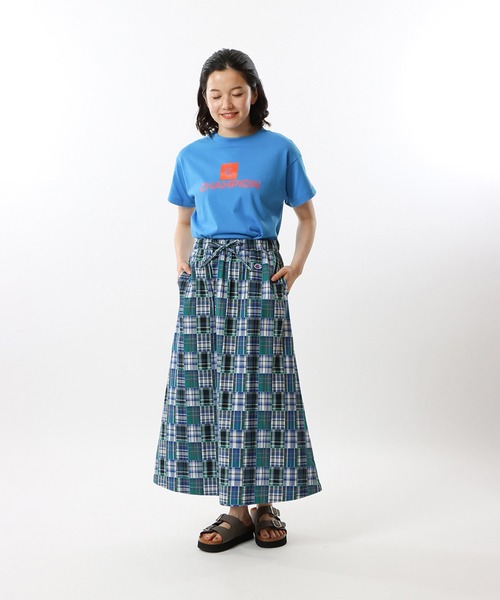 Champion(チャンピオン)の「【Champion/チャンピオン】レディース スカート(スカート・レディース・イエロー/ダークグリーン・MEDIUM/LARGE)」の3枚目の写真
