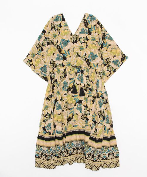 チャイハネ（チャイハネ）の「【チャイハネ】フラーナワンピース（ワンピース・レディース・ピンク/ブラック/ブルー・FREE）」の2枚目の写真