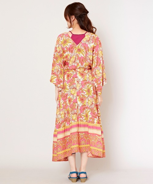 チャイハネ（チャイハネ）の「【チャイハネ】フラーナワンピース（ワンピース・レディース・ピンク/ブラック/ブルー・FREE）」の11枚目の写真