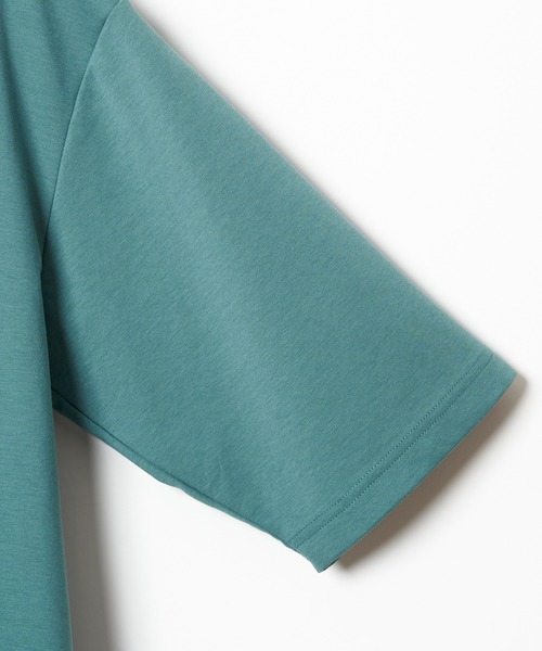 ikka（イッカ）の「【接触冷感／抗菌防臭】5分袖セイケツカイテキパーカー（パーカー・メンズ・ホワイト/グリーン/グレー/ネイビー・S/M/L/XL）」の10枚目の写真