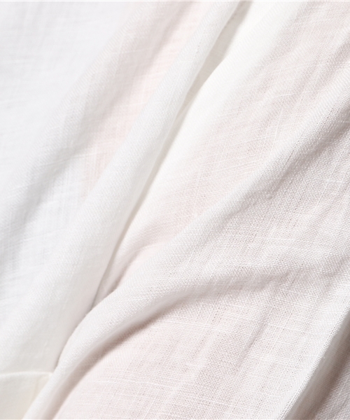 BEAUTY&YOUTH UNITED ARROWS（ビューティーアンドユースユナイテッドアローズ）の「BY リネン クウォータースリーブシャツ ◆（シャツ/ブラウス・メンズ・ホワイト/ナチュラル/ライム/ライトブルー/ロイヤルブルー/ネイビー・X-SMALL/SMALL/MEDIUM/LARGE/X-LARGE）」の9枚目の写真