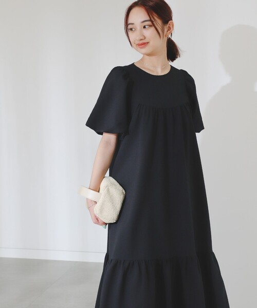 B:MING by BEAMS（ビーミングバイビームス）の「B:MING by BEAMS / シアサッカー ワンピース（ワンピース・レディース・ピンク/ブラック/サックスブルー・MEDIUM/SMALL）」の10枚目の写真