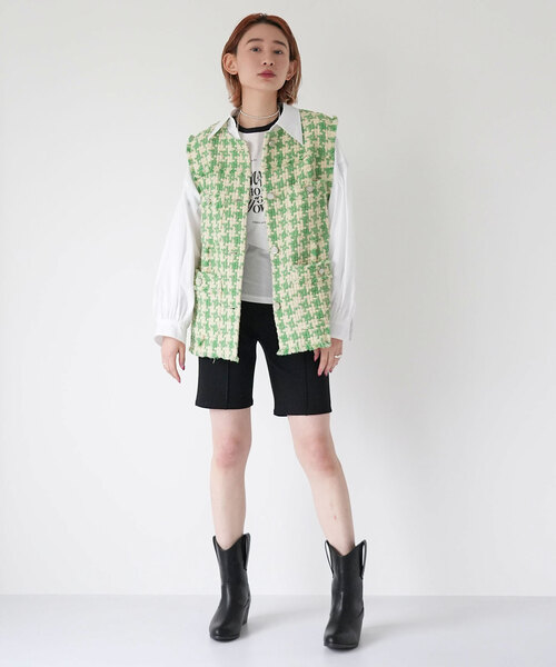 SLOBE citron.（スローブシトロン）の「SLOBE citron.サイクルパンツ（その他パンツ・レディース・ブラック・FREE）」の2枚目の写真